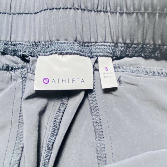 Athleta Women Gray Size 8 La Ruched Active lounge - Picture 7 of 12
